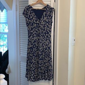 Boden flowered dress. Size 14 US.